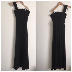 Laundry by Shelli Segal | Black One Shoulder Maxi